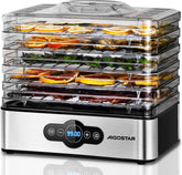 Voedseldroger - Droogautomaat - 30-70°C - RVS/Zwart - Aigostar